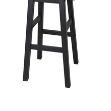 Load image into Gallery viewer, Ashley Rose Set of 2 Wooden Backless Bar Stools - Black - Ashley Rose