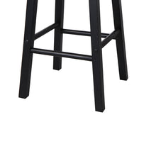 Load image into Gallery viewer, Ashley Rose Set of 2 Beech Wood Backless Bar Stools - Black - Ashley Rose