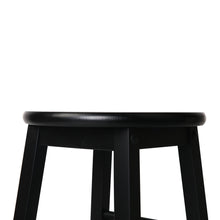 Load image into Gallery viewer, Ashley Rose Set of 2 Beech Wood Backless Bar Stools - Black - Ashley Rose