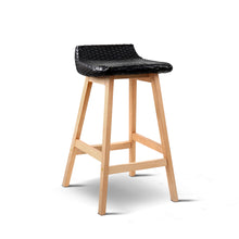 Load image into Gallery viewer, Ashley Rose Set of 2 Weva Bar Stool - Black - Ashley Rose