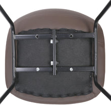 Load image into Gallery viewer, Ashley Rose Set of 2 PU Leather Crosby Bar Stools - Brown - Ashley Rose