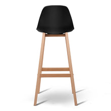 Load image into Gallery viewer, Ashley Rose Set of 2 Beech Wood Bar Stools - Black - Ashley Rose