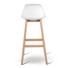 Load image into Gallery viewer, Ashley Rose Set of 2 Beech Wood Bar Stools - White - Ashley Rose