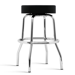 Ashley Rose PU Leather Guitar Bar Stool - Black - Ashley Rose