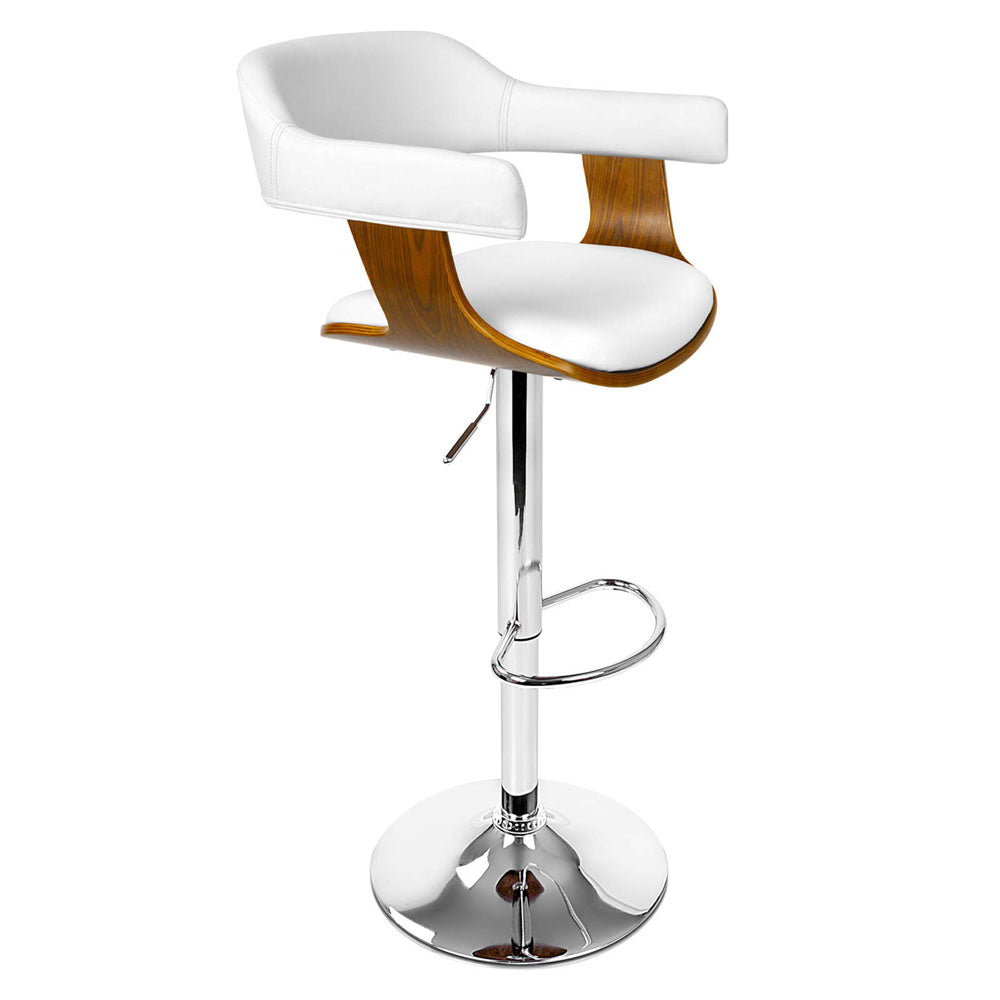 Ashley Rose Wooden Bar Stool - White - Ashley Rose