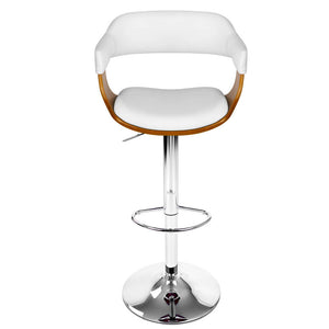 Ashley Rose Wooden Bar Stool - White - Ashley Rose