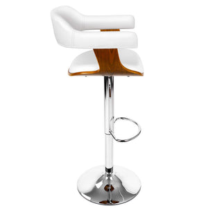 Ashley Rose Wooden Bar Stool - White - Ashley Rose