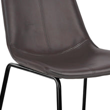 Load image into Gallery viewer, Ashley Rose Set of 2 PU Leather Dining Chair - Walnut - Ashley Rose