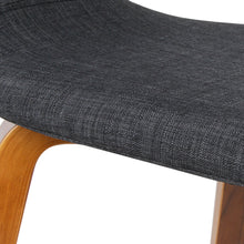 Load image into Gallery viewer, Ashley Rose Set of 2 Timber Wood and Fabric Dining Chairs - Charcoal - Ashley Rose