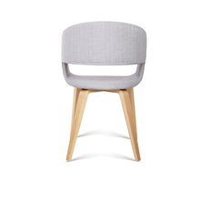 Load image into Gallery viewer, Ashley Rose Set of 2 Timber Wood and Fabric Dining Chairs - Light Grey - Ashley Rose