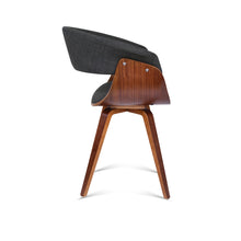 Load image into Gallery viewer, Ashley Rose Timber Wood and Fabric Dining Chair - Charcoal - Ashley Rose