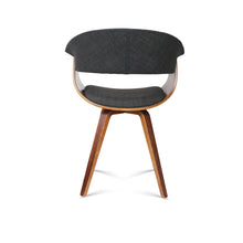 Load image into Gallery viewer, Ashley Rose Timber Wood and Fabric Dining Chair - Charcoal - Ashley Rose