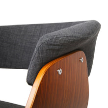 Load image into Gallery viewer, Ashley Rose Timber Wood and Fabric Dining Chair - Charcoal - Ashley Rose