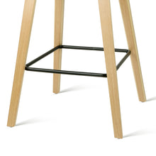 Load image into Gallery viewer, Ashley Rose Set of 2 Wooden Backless Bar Stools - Black - Ashley Rose