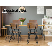 Load image into Gallery viewer, Ashley Rose 4x Retro Dining Chiars Kitchen Living Room Cafe Bentwood Wooden - Ashley Rose