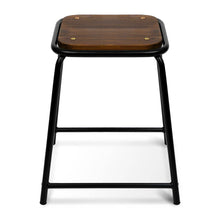 Load image into Gallery viewer, Ashley Rose Set of 4 Pine Wood Bar Stools - Black - Ashley Rose