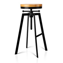 Load image into Gallery viewer, Ashley Rose Adjutable Height Swivel Bar Stool - Black - Ashley Rose