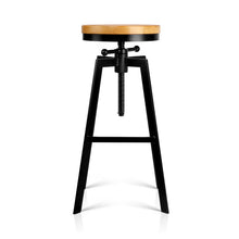 Load image into Gallery viewer, Ashley Rose Adjutable Height Swivel Bar Stool - Black - Ashley Rose