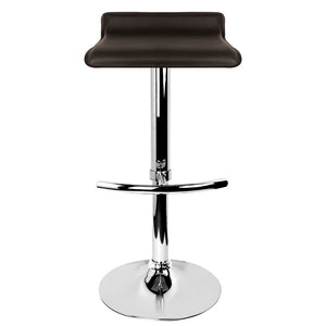 Ashley Rose Set of 2 PU Leather Bar Stools - Chocolate - Ashley Rose