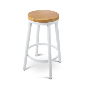 Ashley Rose Set of 2 Wooden Stackable Bar Stools - Ashley Rose