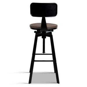 Ashley Rose Rustic Industrial Metal Bar Stool - Ashley Rose