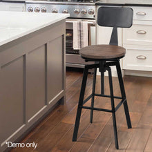 Load image into Gallery viewer, Ashley Rose Rustic Industrial Metal Bar Stool - Ashley Rose