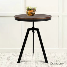 Load image into Gallery viewer, Ashley Rose Elm Wood Round Dining Table - Dark Brown - Ashley Rose