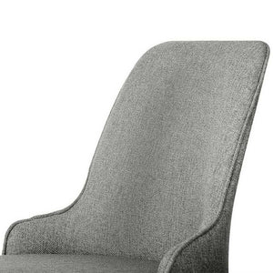 Ashley Rose Set of 2 Fabric Dining Chairs - Grey - Ashley Rose