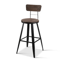 Load image into Gallery viewer, Ashley Rose Industrial Swivel Bar Stool - Black - Ashley Rose