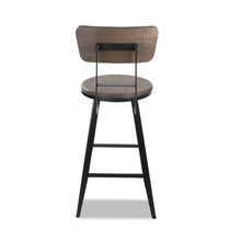 Load image into Gallery viewer, Ashley Rose Industrial Swivel Bar Stool - Black - Ashley Rose