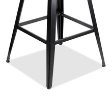 Load image into Gallery viewer, Ashley Rose Industrial Swivel Bar Stool - Black - Ashley Rose