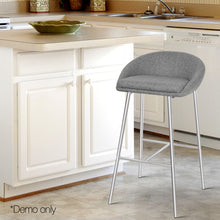 Load image into Gallery viewer, Ashley Rose Set of 2 Fabric Bar Stools - Grey - Ashley Rose