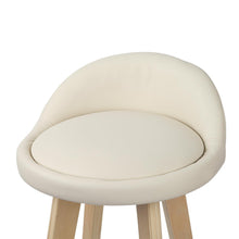 Load image into Gallery viewer, Ashley Rose Set of 2 PU Leather Bar Stools - Beige - Ashley Rose