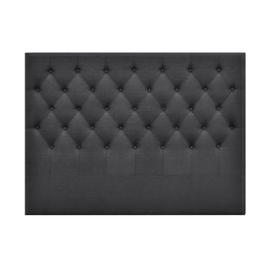 Ashley Rose King Size Upholstered Fabric Headboard - Charcoal - Ashley Rose