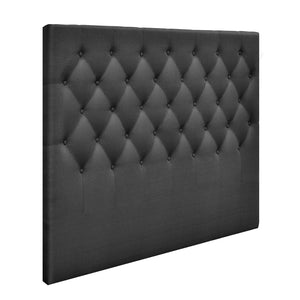 Ashley Rose King Size Upholstered Fabric Headboard - Charcoal - Ashley Rose