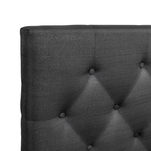 Ashley Rose King Size Upholstered Fabric Headboard - Charcoal - Ashley Rose