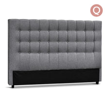 Load image into Gallery viewer, Ashley Rose Queen Size Upholstered Fabric Headboard - Grey - Ashley Rose