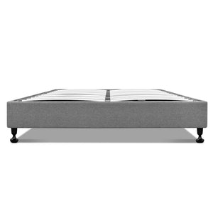 Ashley Rose Double Size Fabric and Wood Bed Frame - Grey - Ashley Rose