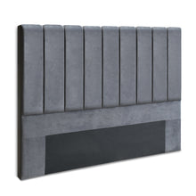 Load image into Gallery viewer, Ashley Rose King Size Fabric Bed Headboard - Charcoal - Ashley Rose