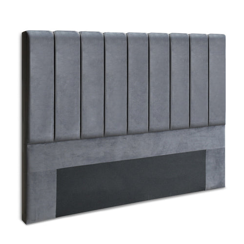 Ashley Rose King Size Fabric Bed Headboard - Charcoal - Ashley Rose