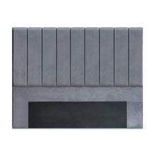 Load image into Gallery viewer, Ashley Rose King Size Fabric Bed Headboard - Charcoal - Ashley Rose