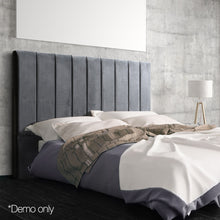 Load image into Gallery viewer, Ashley Rose Queen Size Fabric Bed Headboard - Charcoal - Ashley Rose