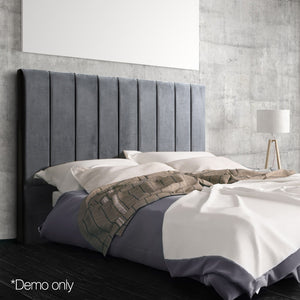 Ashley Rose Queen Size Fabric Bed Headboard - Charcoal - Ashley Rose