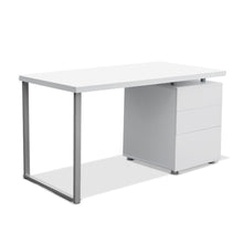 Load image into Gallery viewer, Ashley Rose Metal Desk with 3 Drawers - White - Ashley Rose