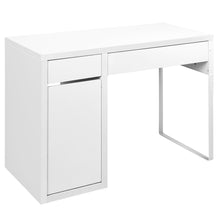 Load image into Gallery viewer, Ashley Rose Metal Desk With Storage Cabinets - White - Ashley Rose