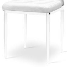 Load image into Gallery viewer, Ashley Rose Set of 4 Dining Chairs PVC Leather - White - Ashley Rose