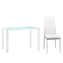 Load image into Gallery viewer, Ashley Rose 5 Piece Dining Table Set - White - Ashley Rose