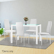 Load image into Gallery viewer, Ashley Rose 5 Piece Dining Table Set - White - Ashley Rose