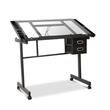 Load image into Gallery viewer, Ashley Rose Adjustable Drawing Desk - Black and Grey - Ashley Rose