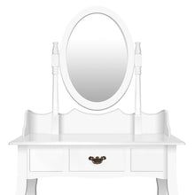 Load image into Gallery viewer, Ashley Rose Single Drawer Dressing Table with Mirror - White - Ashley Rose